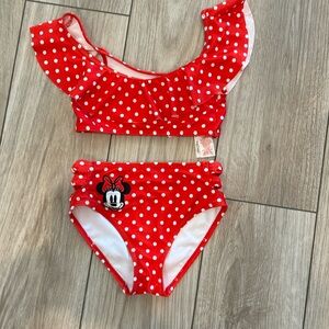 Disney Minnie red polka dot bikini